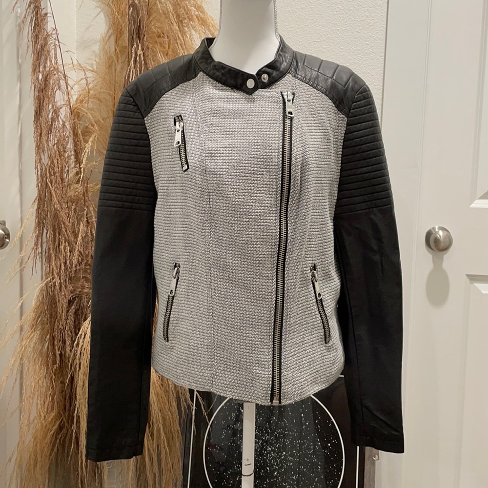 Black Rivet Leather Jacket